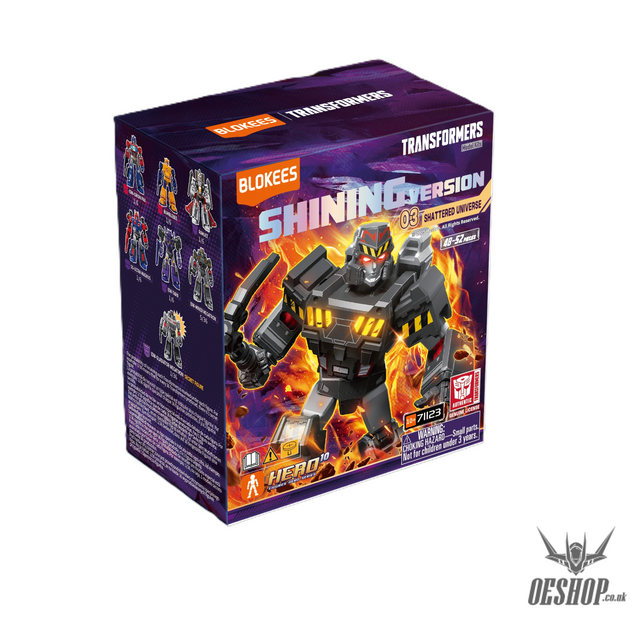 Blokees Transformers Galaxy Shining Version 03 Shattered Universe Action Figure Model Kit Blind Box Scale Model Kits