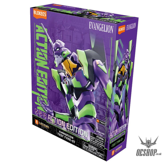 Blokees Ultra Action Edition Evangelion Unit - 01 Model Kit Action Figure 73501 Scale Model Kits