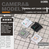 GZ Studio Modular Camera Hot Shoe Cover | Sci-Fi Tactical Style | Compatible with Sony, Nikon & Canon DSLR/Mirrorless Cameras