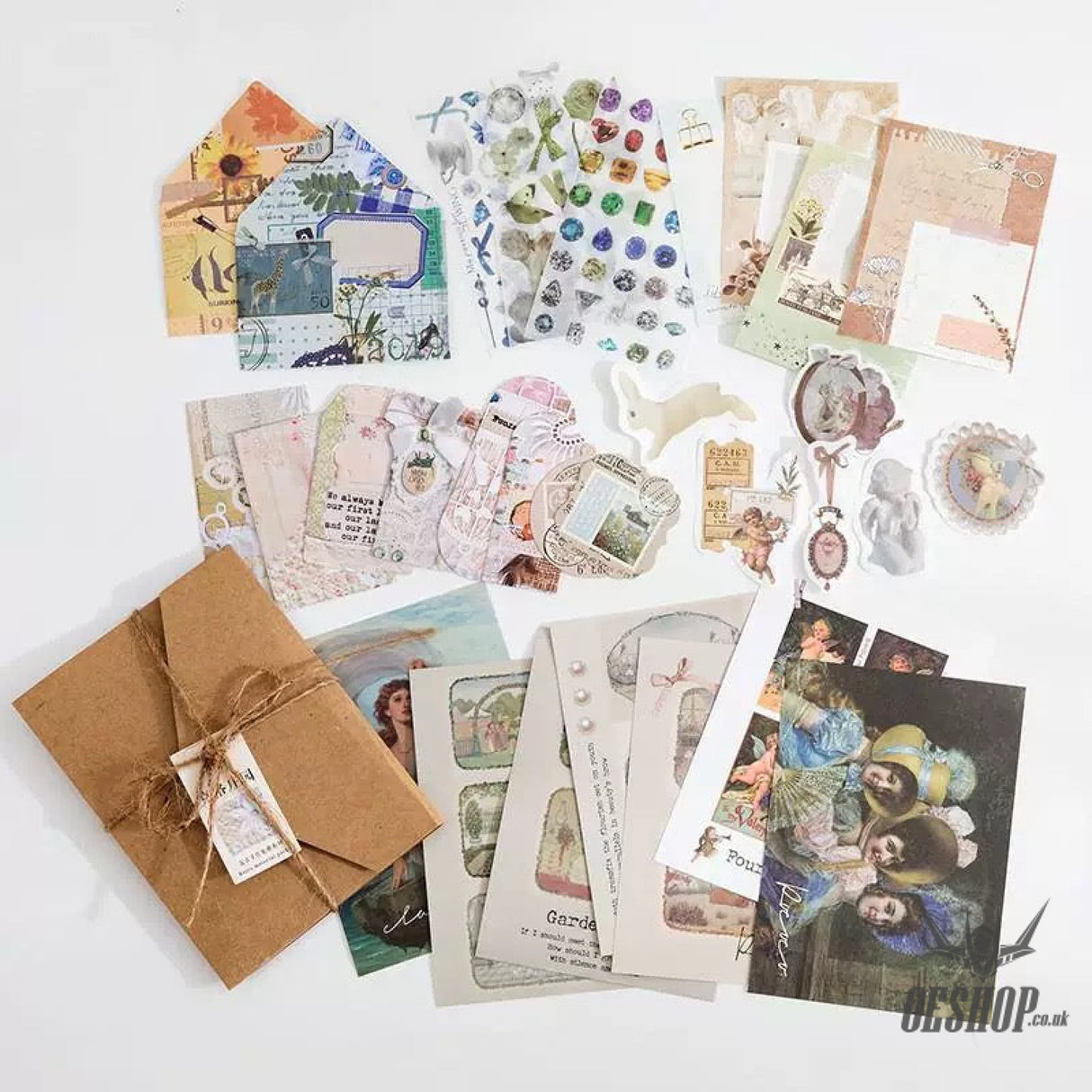 Candy Poetry Vintage Scrapbook (30 pieces) Sticker