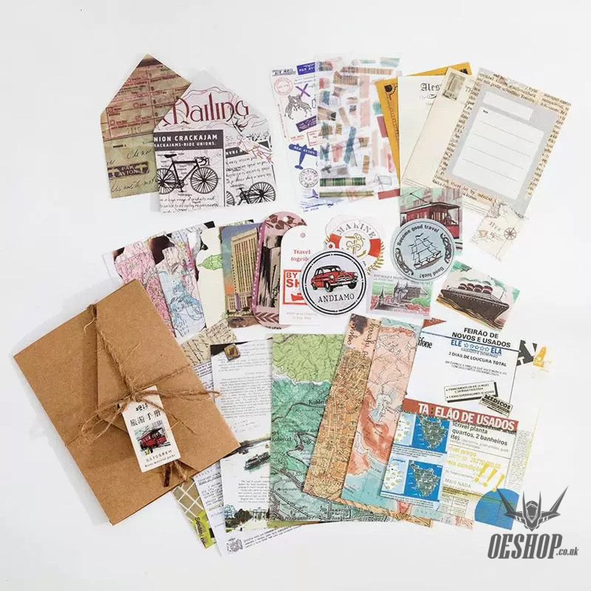 Candy Poetry Vintage Scrapbook (30 pieces) Sticker