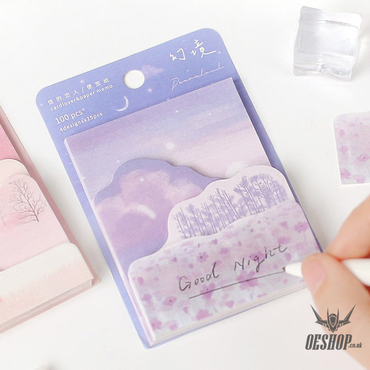 Card Lover Memo Notes Dream Traveler Tearable 4 designs x 25pcs OEShop 1.99 OEShop