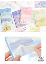 Card Lover Memo Notes Dream Traveler Tearable 4 designs x 25pcs OEShop 1.99 OEShop