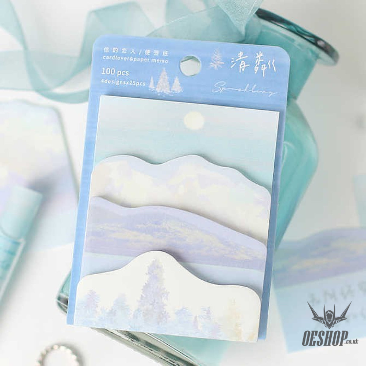 Card Lover Memo Notes Dream Traveler Tearable 4 designs x 25pcs OEShop 1.99 OEShop
