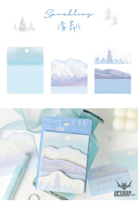 Card Lover Memo Notes Dream Traveler Tearable 4 designs x 25pcs OEShop 1.99 OEShop