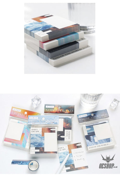 Card Lover Memo Notes Japanese style Set of 4 OEShop 5.99 OEShop