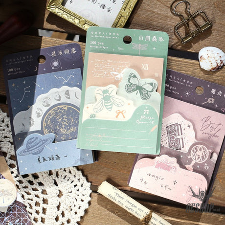 Card Lover Memo Notes Vientiane World Series Tearable Set of 4 OEShop 8.99 OEShop