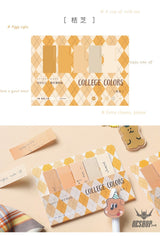 Card Lover Sticky Notes College Colors Index Set of 4 OEShop 3.99 OEShop
