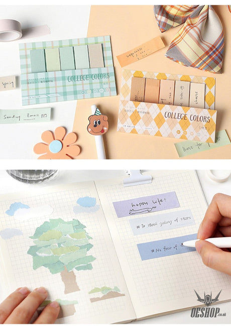 Card Lover Sticky Notes College Colors Index Set of 4 OEShop 3.99 OEShop