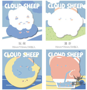 Cloud Sheep Sticky Notes Set Of 4 OEShop 3.99 OEShop