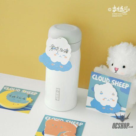 Cloud Sheep Sticky Notes Set Of 4 OEShop 3.99 OEShop