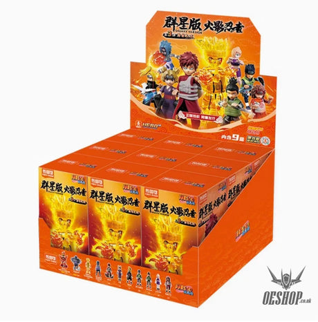 Damaged Box Blokees Naruto Galaxy Version 03 - Heart of a Ninja Model Kits Figure Blind Box 71064 - Whole Set (9 Boxes)