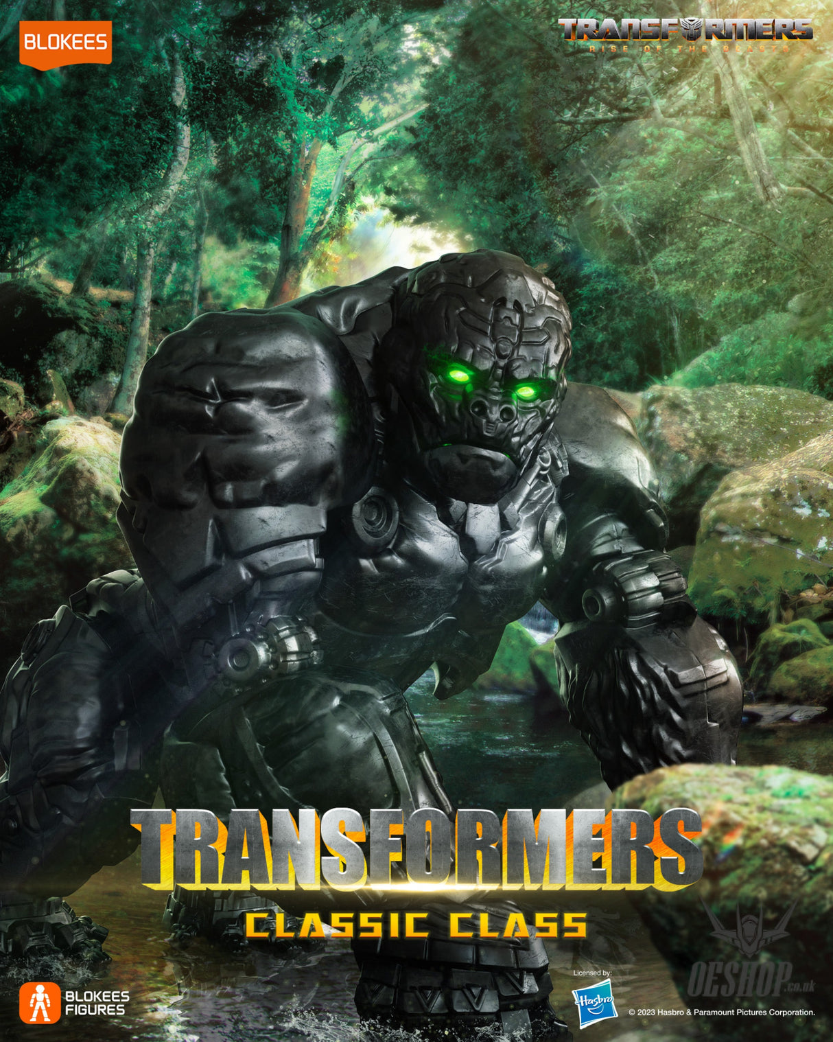 Blokees Transformers Classic Class 04 Optimus Primal Beast Action Figure Model Kit Scale Model Kits