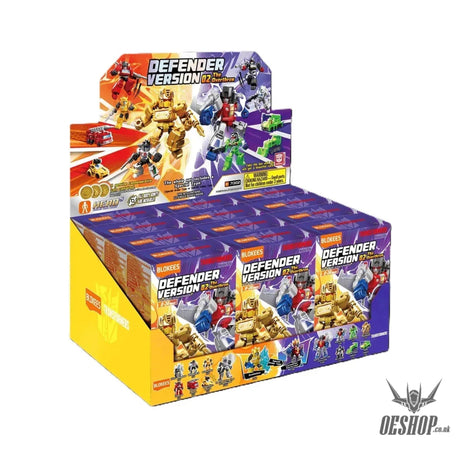 Damaged Box Blokees Transformers Defender Version 02 The Overthrow Model Kit Figure Blind Box 71302 - Whole Set (12