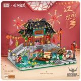 LOZ Mini Block 1924 Ancient Bridge - 1,524 Pcs Model Bricks Building Blocks Building Blocks