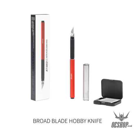 Dspiae At-Dk Aluminum Alloy Hobby Knife At-Dk01 Broad Blade Pen
