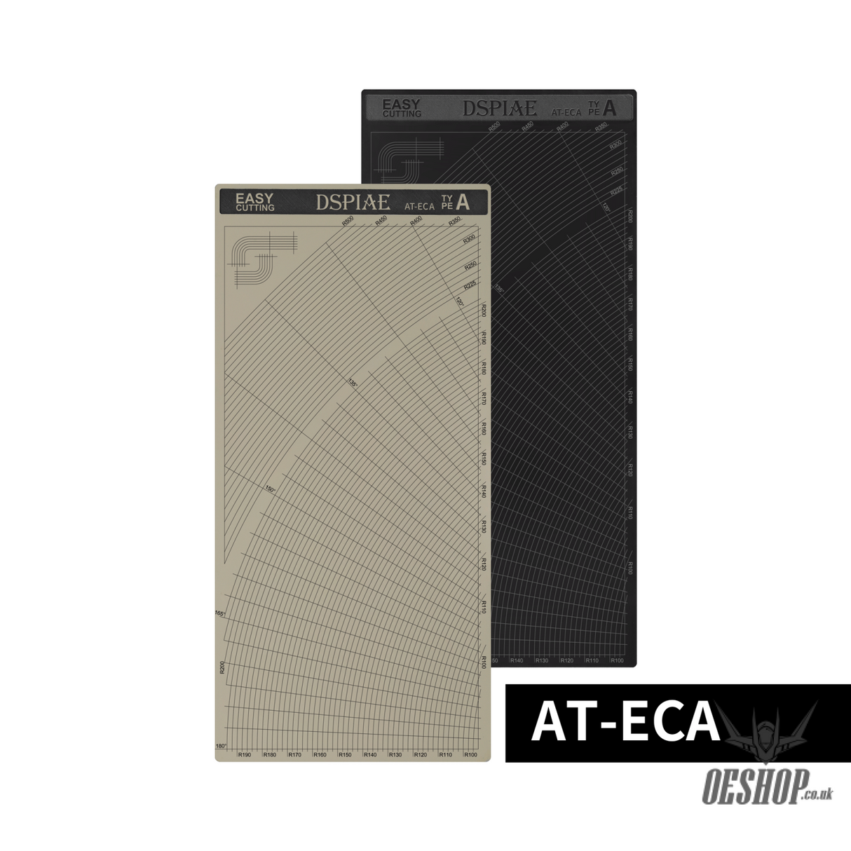Dspiae At-Ec Masking Tape Cutting Mat (Concentric Circles) At-Eca