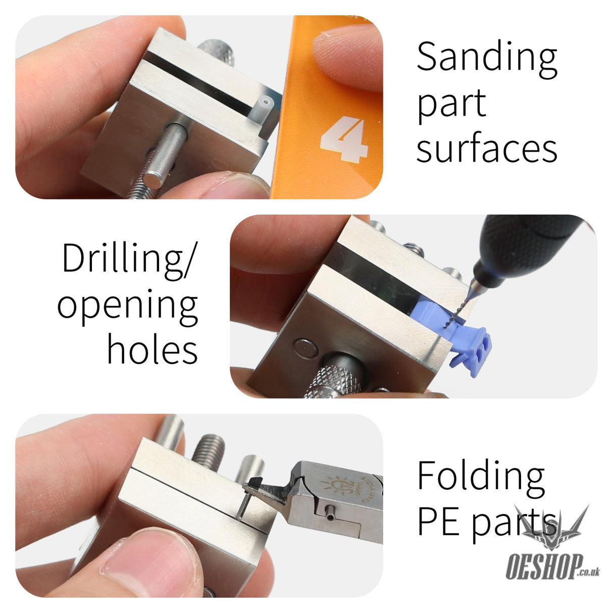 DSPIAE AT-MV Stainless Steel Precision Mini Vise Professional Tools