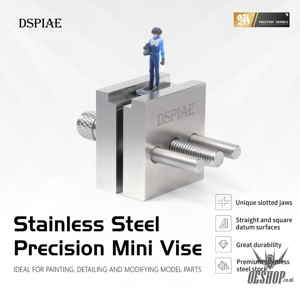 DSPIAE AT-MV Stainless Steel Precision Mini Vise Professional Tools