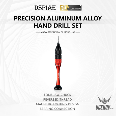Dspiae At-Shd Precision Aluminum Alloy Hand Drill Set