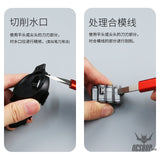 Dspiae At-Tsa/B Broad Edge Broach With Aluminum Alloy Handle