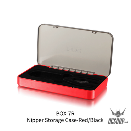 Dspiae Nipper Storage Case Box-7R (Black/Red) Nippers