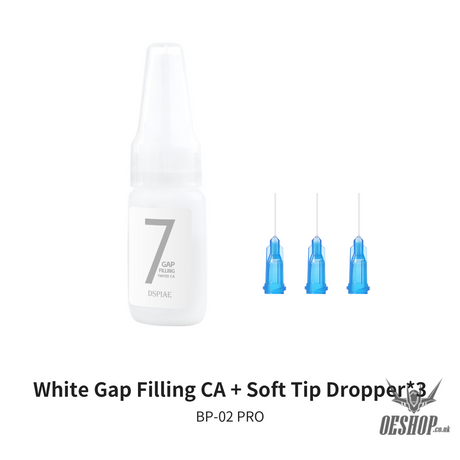 DSPIAE BP-01/02 PRO Gap Filling CA Glue BP-02 PRO- White (20g)