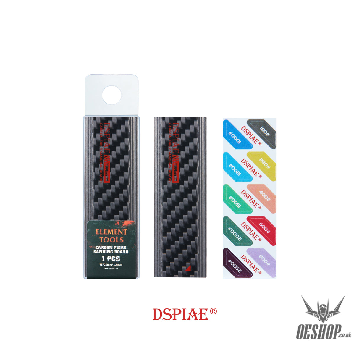 Dspiae Cfb-25 Carbon Fiber Sanding Board