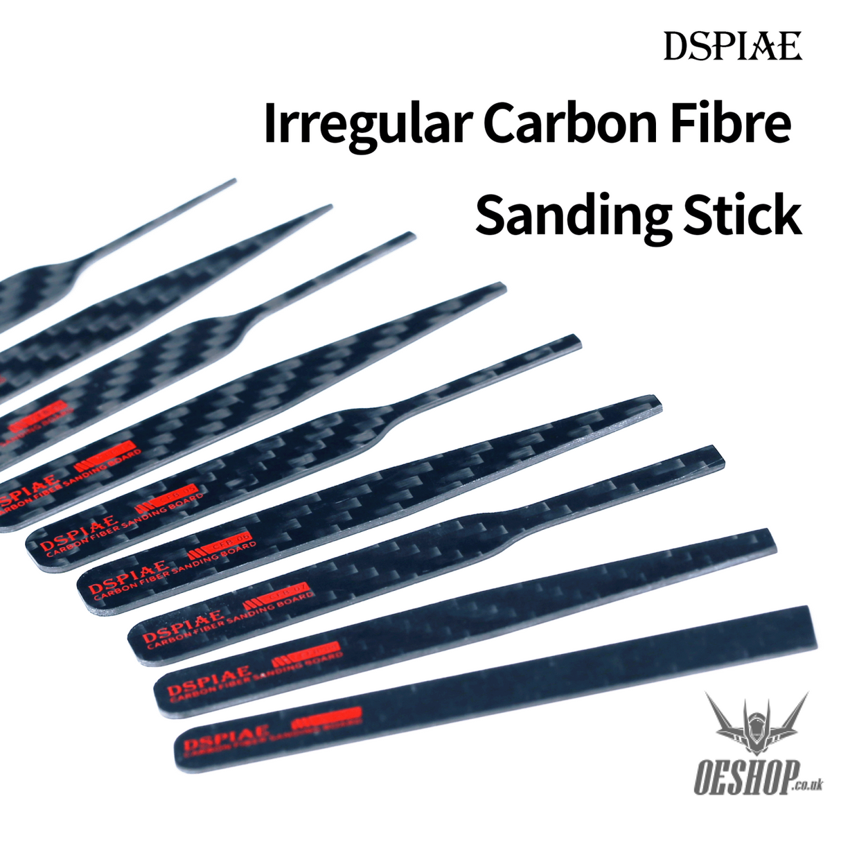 Dspiae Cfb Lrregular Carbon Fibre Sanding Stick