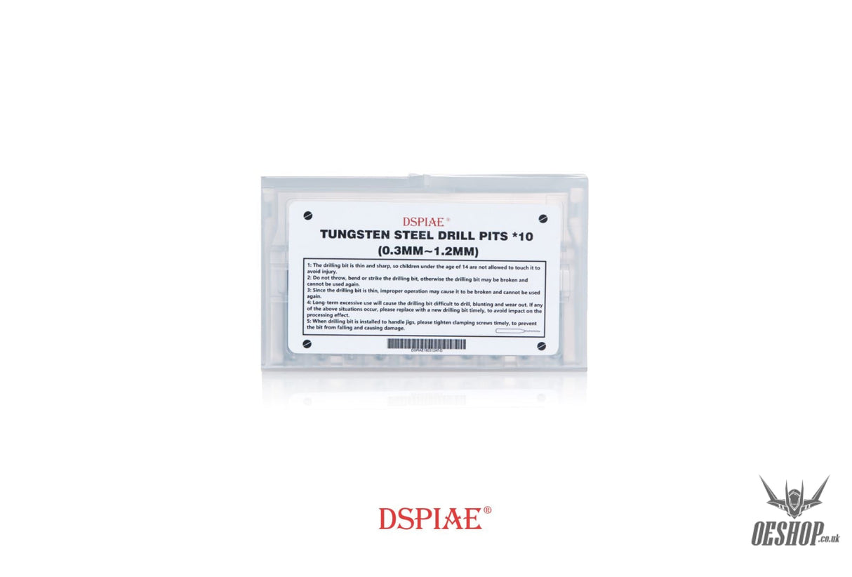 Dspiae Db-03 0.3Mm-1.2Mm Tungsten Steel Drill Bit