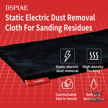 DSPIAE DC-25 Static Electric Dust Removal Cloth For Sanding Residues DSPIAE 3.99 OEShop