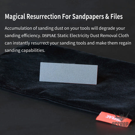 DSPIAE DC-25 Static Electric Dust Removal Cloth For Sanding Residues DSPIAE 3.99 OEShop