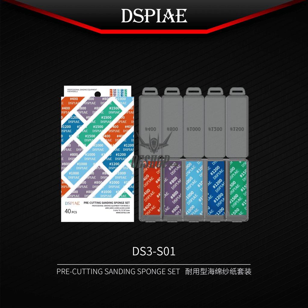 Dspiae Dsp Reusable Abrasive Sandpaper Dsp-S01 Sanding Tools