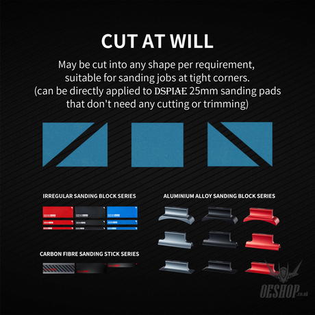 Dspiae Dsp Reusable Self-Adhesive Sandpaper Sanding Tools