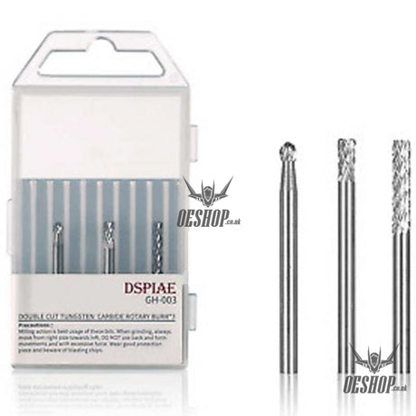 DSPIAE GH Double Cut Tungsten Carbide Rotary Burr*3 For ES-P/AT-VHD GH-003