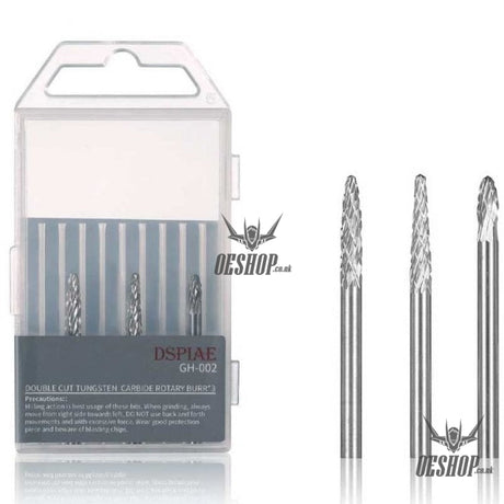 DSPIAE GH Double Cut Tungsten Carbide Rotary Burr*3 For ES-P/AT-VHD