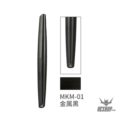 DSPIAE MK MKM MKE MKF Eco Friendly Acrylic Soft Tipped Markers MKM-01 Metallic Black Markers