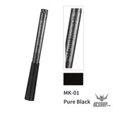 Dspiae Mk Mkm Eco Friendly Acrylic Soft Tipped Markers Mk-01 Pure Black