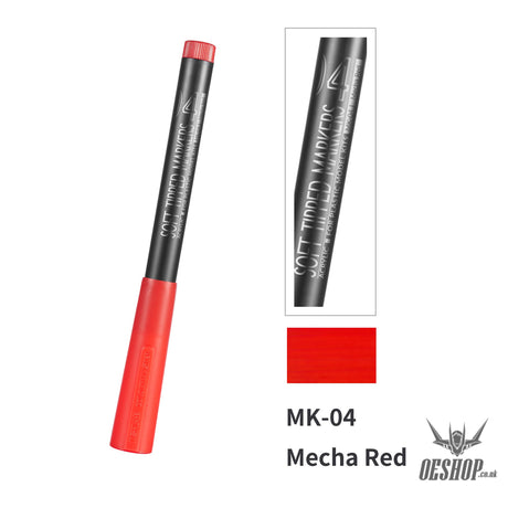Dspiae Mk Mkm Eco Friendly Acrylic Soft Tipped Markers Mk-04 Mecha Red