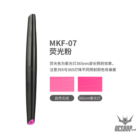 DSPIAE MK MKM MKE MKF Eco Friendly Acrylic Soft Tipped Markers MKF-07 Flourescent Pink Markers