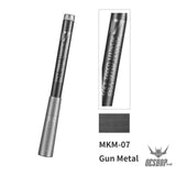 Dspiae Mk Mkm Eco Friendly Acrylic Soft Tipped Markers Mkm-07 Gun Metal