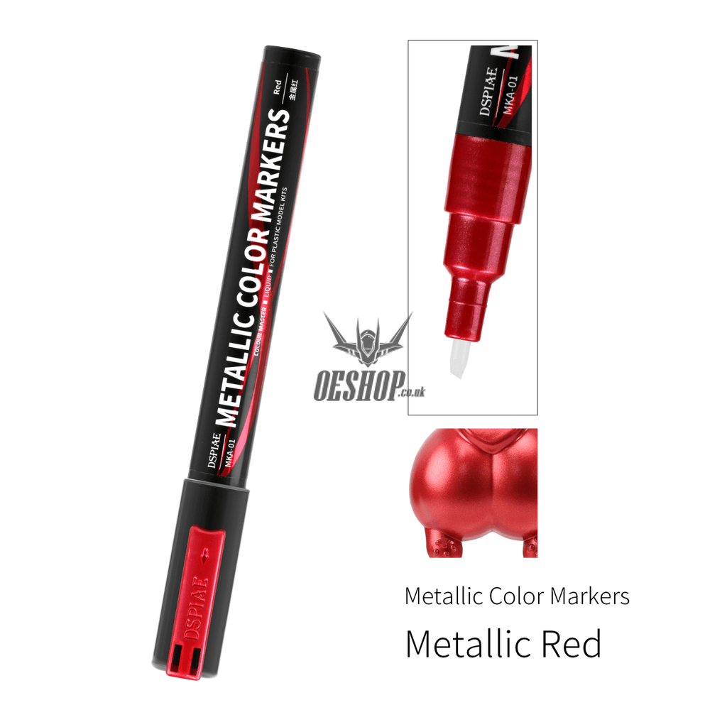Dspiae Mka Super Metallic Color Markers Environment-Friendly Mka-01 Red