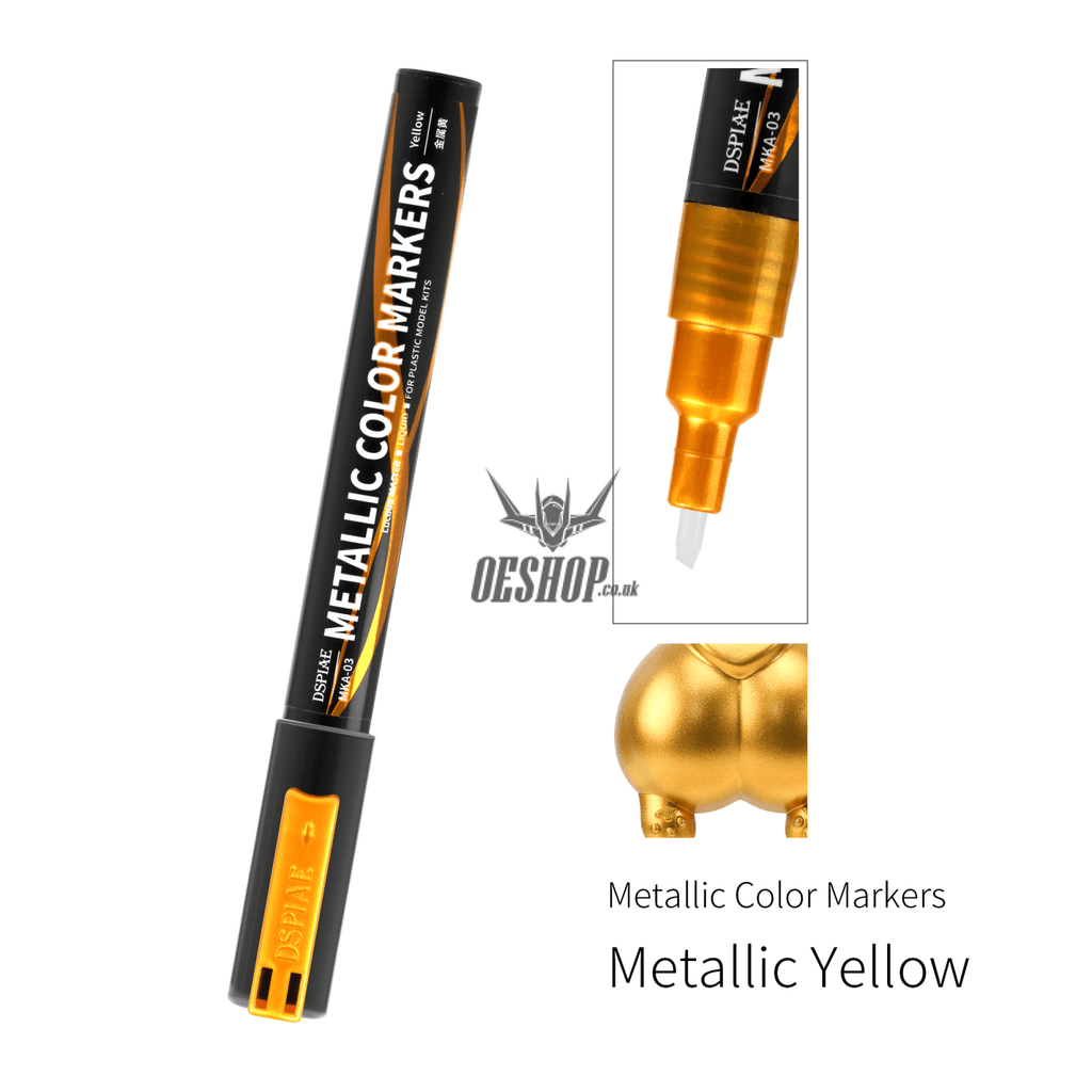 Dspiae Mka Super Metallic Color Markers Environment-Friendly Mka-03 Yellow