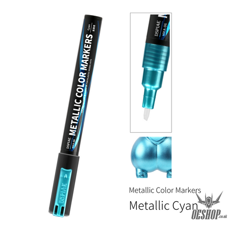 Dspiae Mka Super Metallic Color Markers Environment-Friendly Mka-06 Cyan