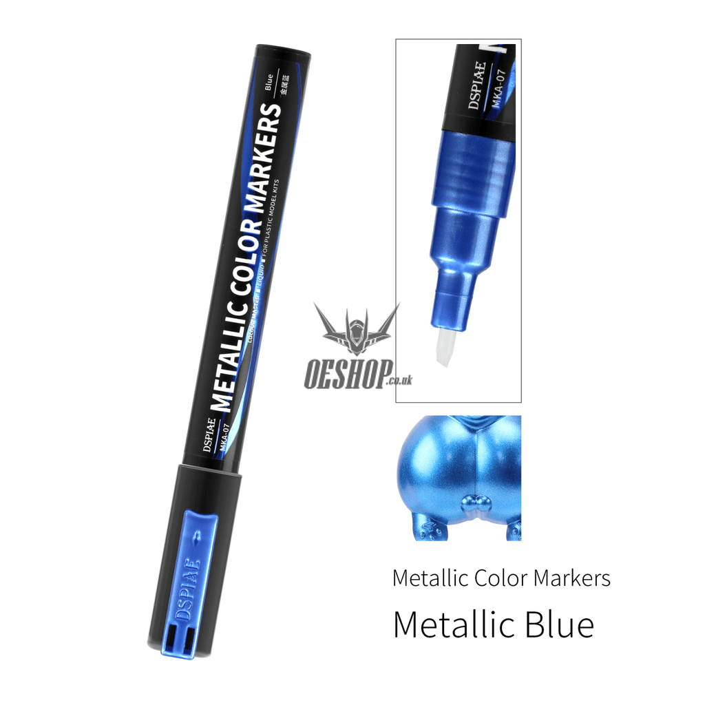Dspiae Mka Super Metallic Color Markers Environment-Friendly Mka-07 Blue