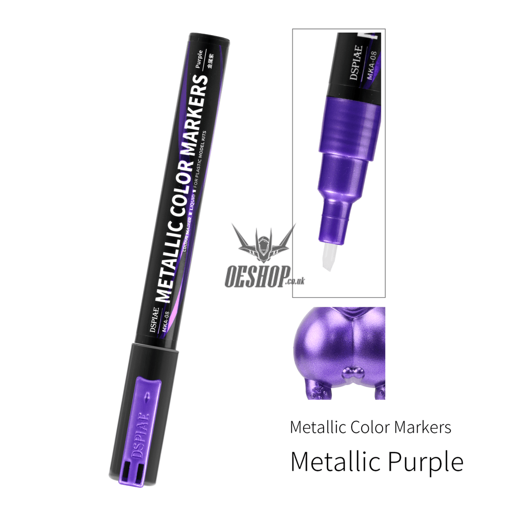 Dspiae Mka Super Metallic Color Markers Environment-Friendly Mka-08 Purple