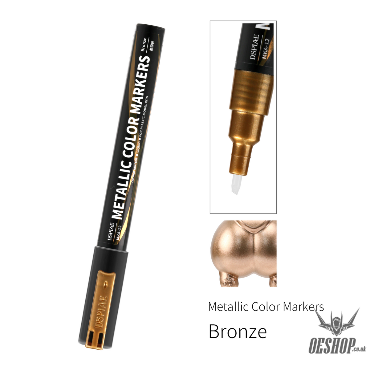 Dspiae Mka Super Metallic Color Markers Environment-Friendly Mka-12 Bronze
