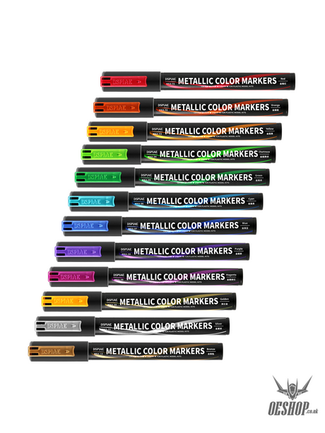 Dspiae Mka Super Metallic Color Markers Environment-Friendly 12 Kit