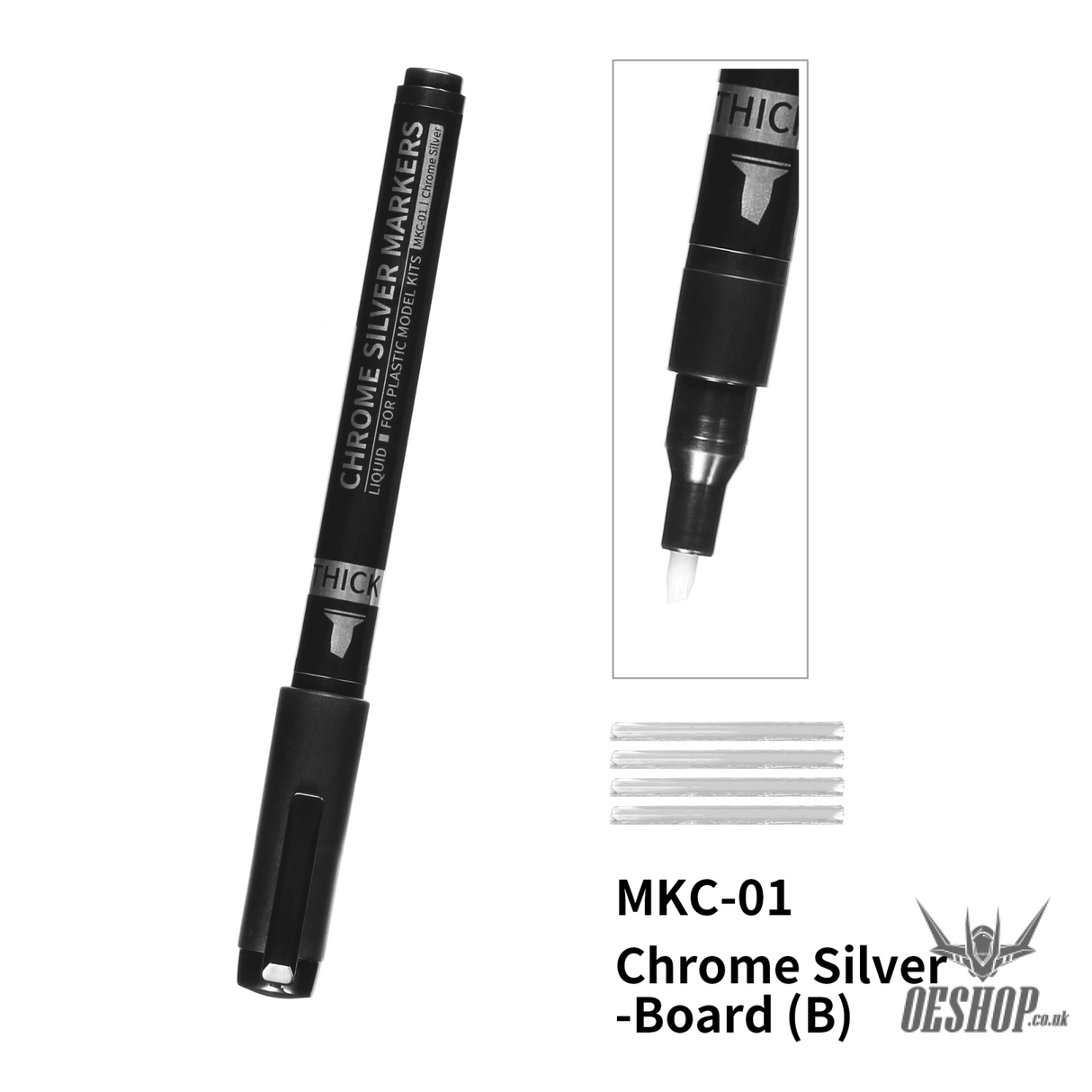 Dspiae Mkc Chrome Silver Markers Mkc-01 Thick