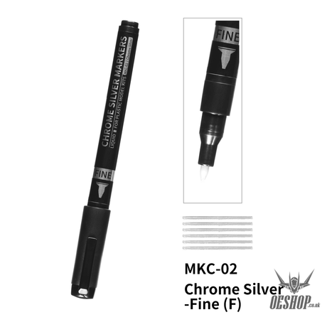 Dspiae Mkc Chrome Silver Markers Mkc-02 Fine